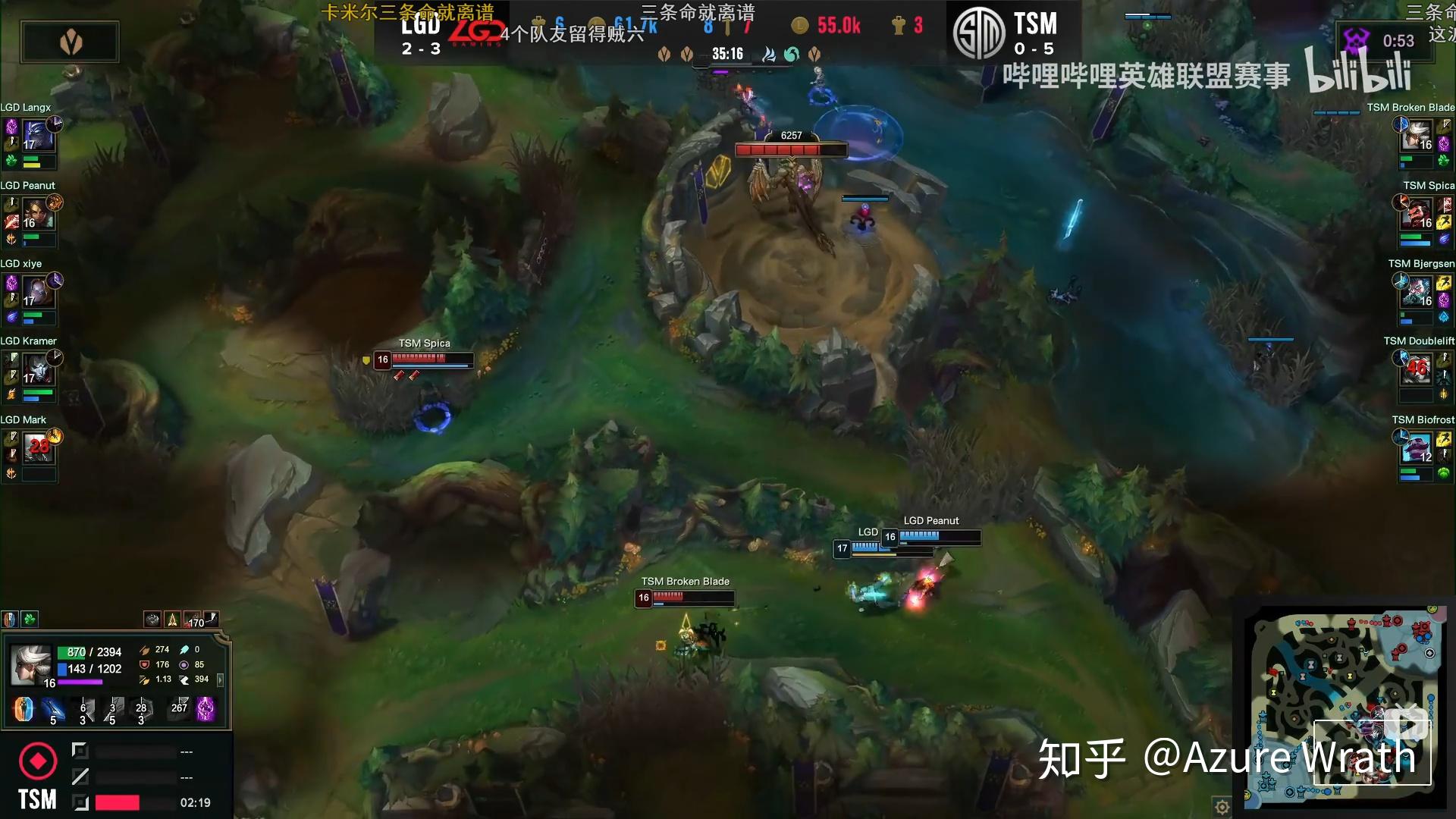 GEN横扫TSM，Peanut团战一打五宿敌对决全球总决赛，留下经典瞬间的简单介绍